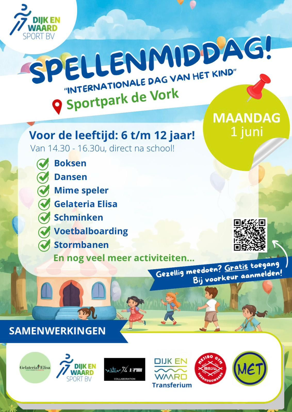 Spellenmiddag op de Internationale Kinderdag