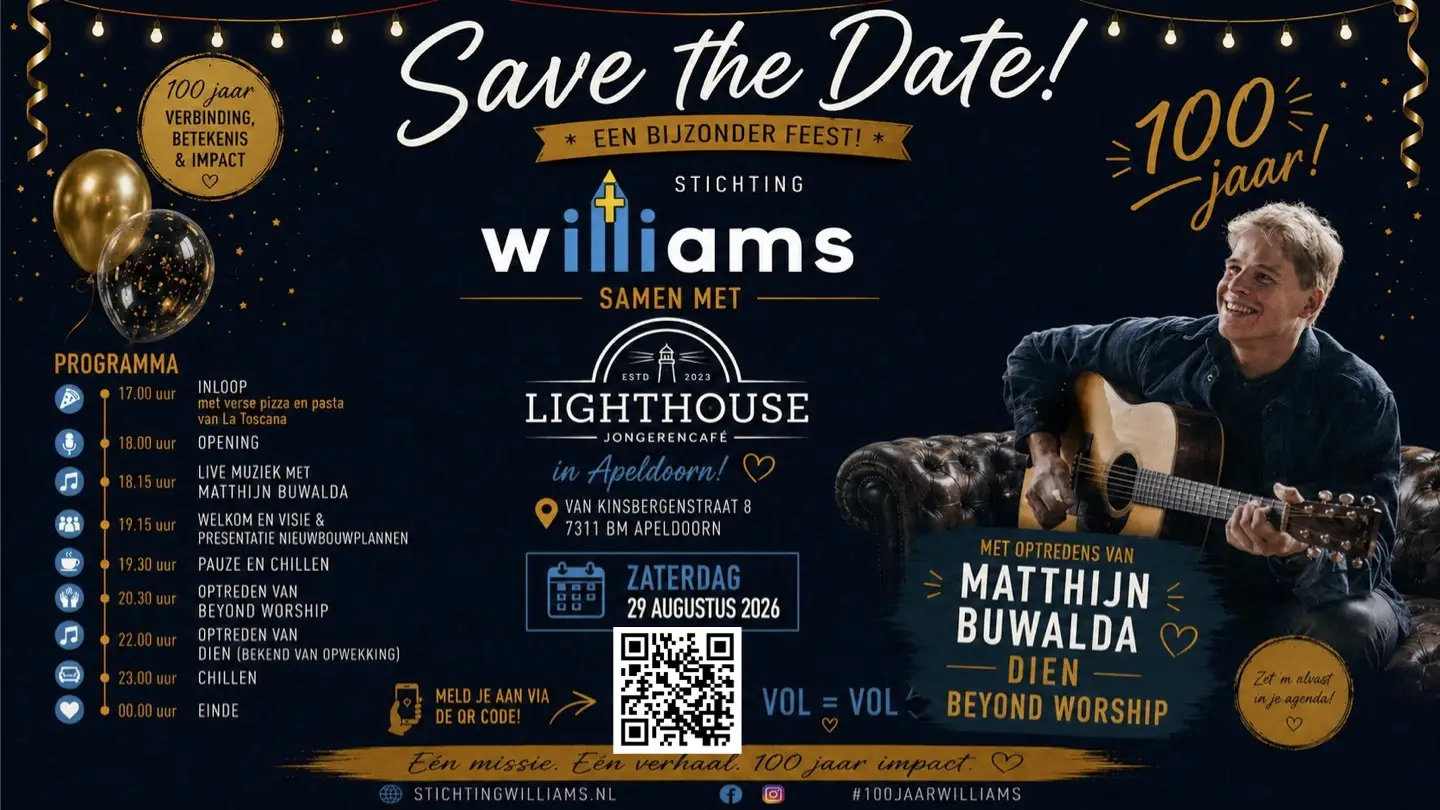 Festival 100 jaar Stichting Williams
