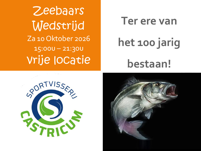 Zeebaarsviswedstrijd