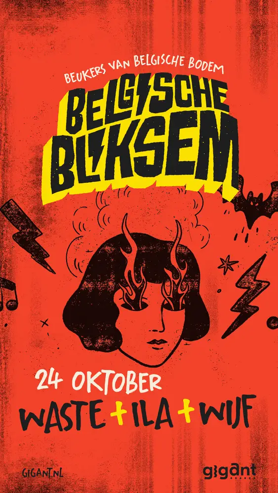 Belgische Bliksem: WASTE + ILA + Wijf