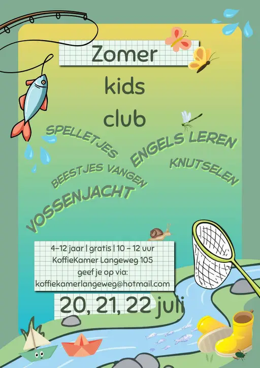 Zomer Kids Club met Amerikaanse vrijwilligers