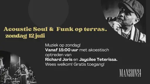 Acoustic Soul & Funk op terras Mansion24