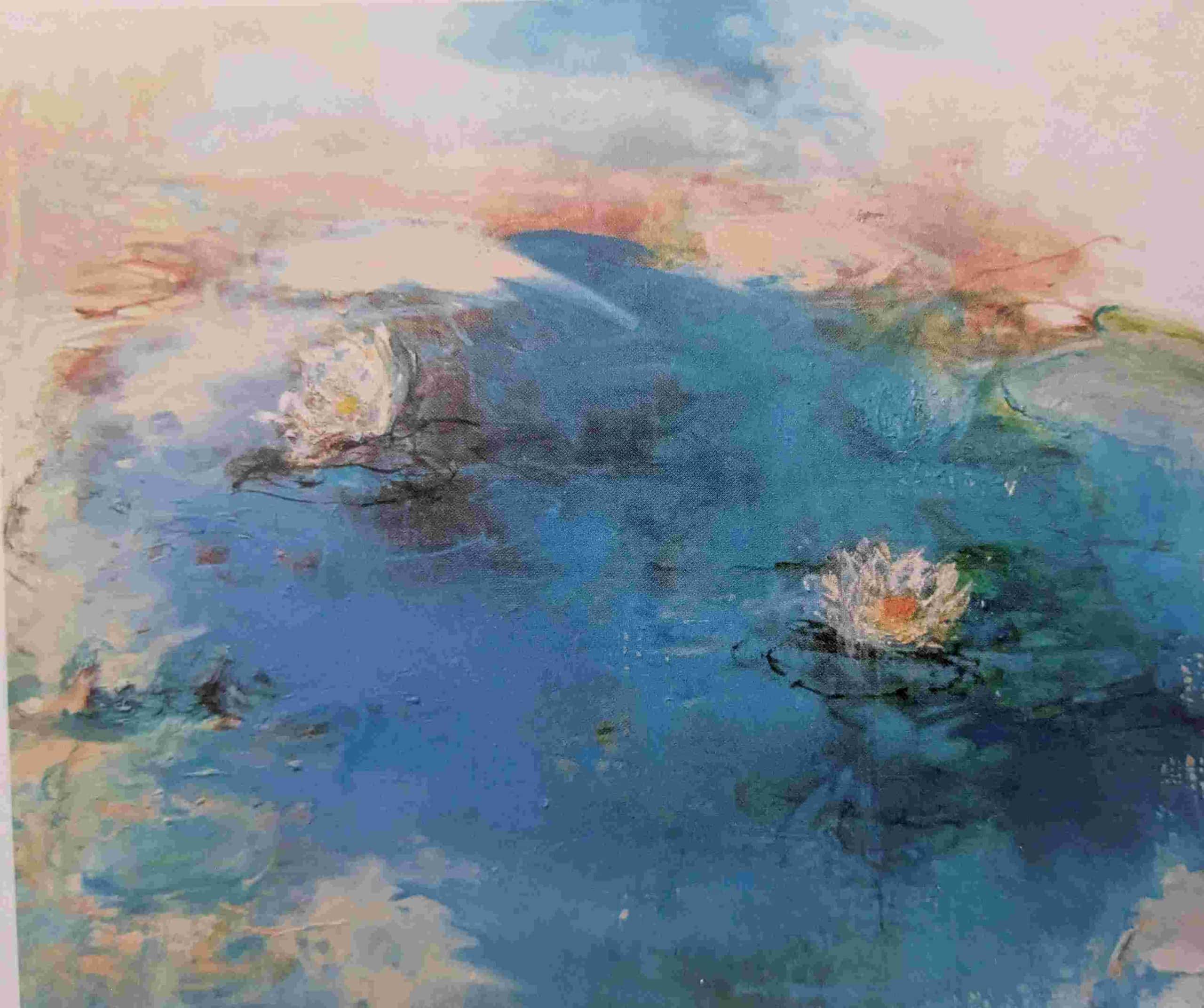 Expositie 'Bloemen en waterplanten’ door Dorrit Klomp