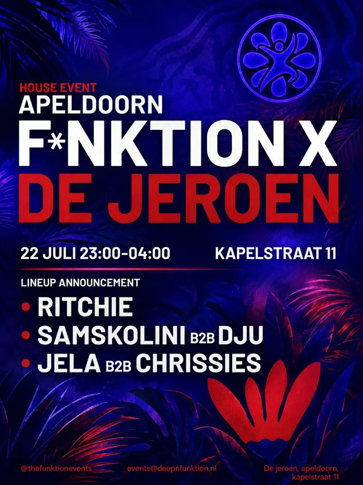 House event The F*nktion in De Jeroen