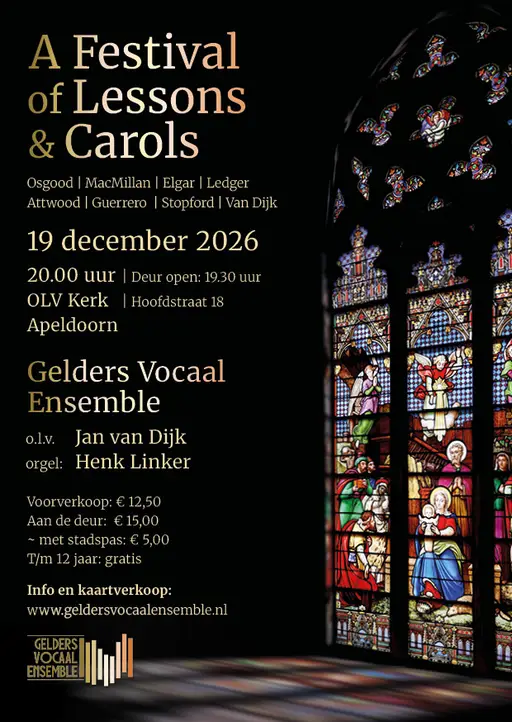 Kerstconcert Gelders Vocaal Ensemble